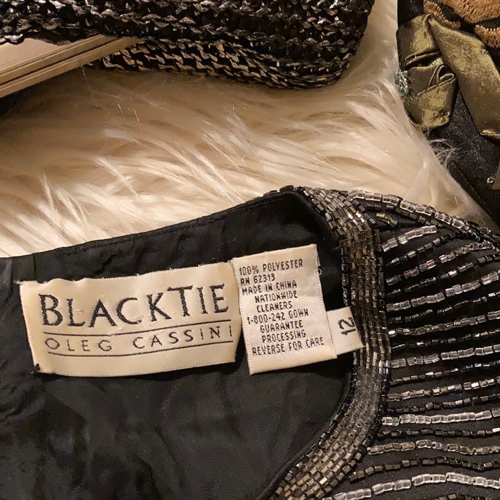 BLACK TIE OLEG CASINI SIZE 12